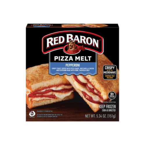 RED BARON Pepperoni Pizza Melt