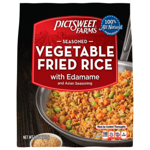 Pictsweet Farms Vegetable Fried Rice, with Edamame, Seasoned