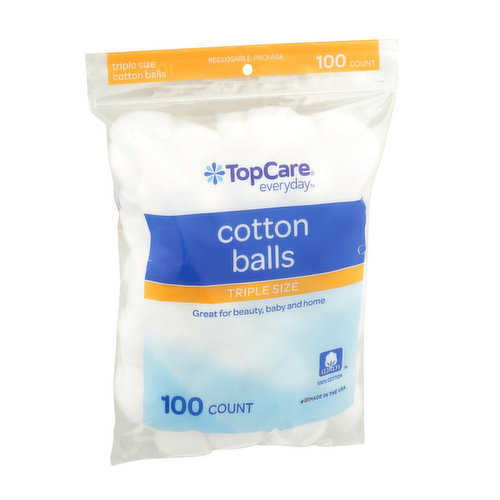 XTRACARE XTRACARE Cotton Balls Large Size 100% Cotton, 100 Count