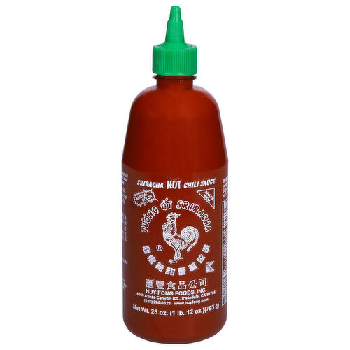 Huy Fong Chili Sauce, Hot, Sriracha