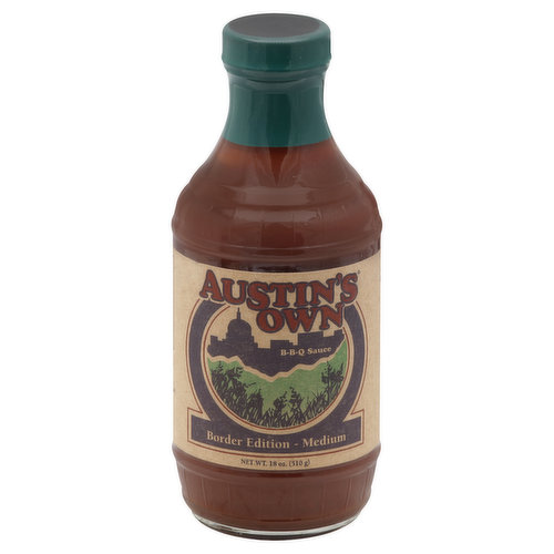 Austin's Own BBQ Sauce, Border Edition - Medium