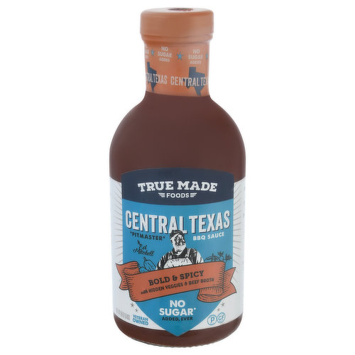 True Made Foods BBQ Sauce, Central Texas