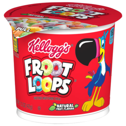 Kellogg's Froot Loops Original with Marshmallows Breakfast Cereal, Family  Size, 17.7 oz Box