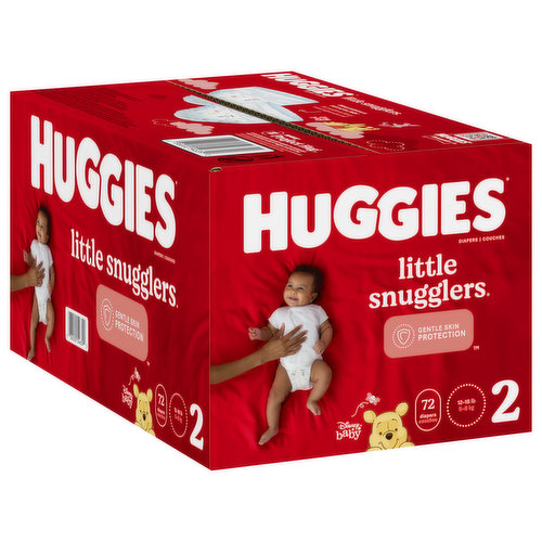 Save on Huggies Little Snugglers Size 2 Diapers 12-18 lbs Disney Baby Order  Online Delivery