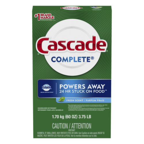 Cascade Dishwasher Detergent, Fresh Scent