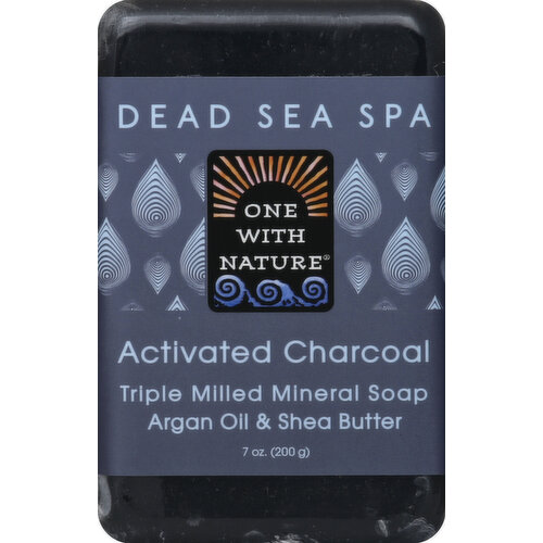 One with Nature Soap, Triple Milled Mineral, Activated Charcoal