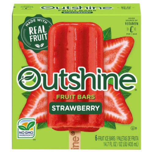 Outshine Fruit Ice Bars, Strawberry