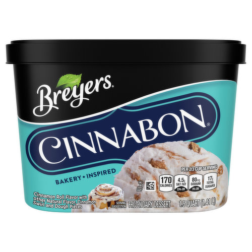 Breyers Frozen Dairy Dessert, Cinnabon