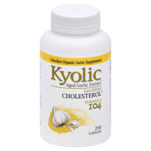 Kyolic Aged Garlic Extract, Formula 104, Capsules