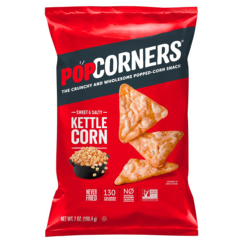 PopCorners Popped-Corn Snacks, Kettle Corn, Sweet & Salty