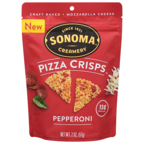 Sonoma Creamery Pizza Crisps, Pepperoni