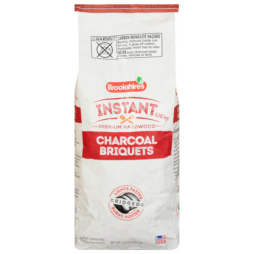 Brookshire's Instant Light Premium Hardwood Charcoal Briquets