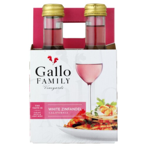 Gallo Family Vineyards White Zinfandel Wine 4 Single