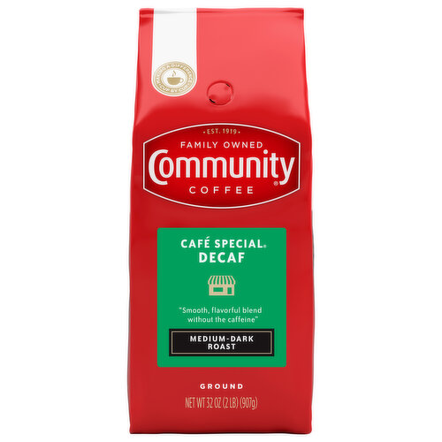 Community Cafe Special Decaf Medium-Dark Roast Ground Coffee