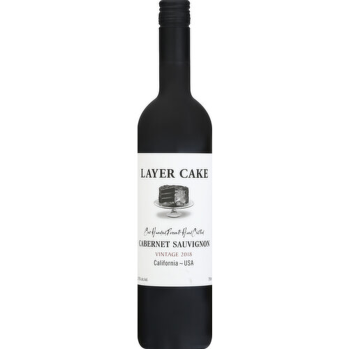 Layer Cake Cabernet Sauvignon, California USA, Vintage 2018