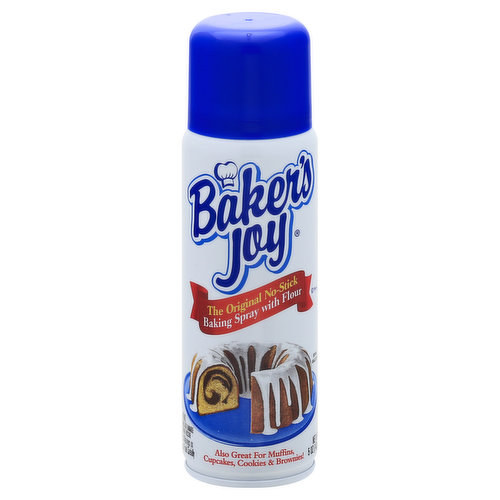 Bakers Joy Baking Spray, with Flour, The Original No-Stick