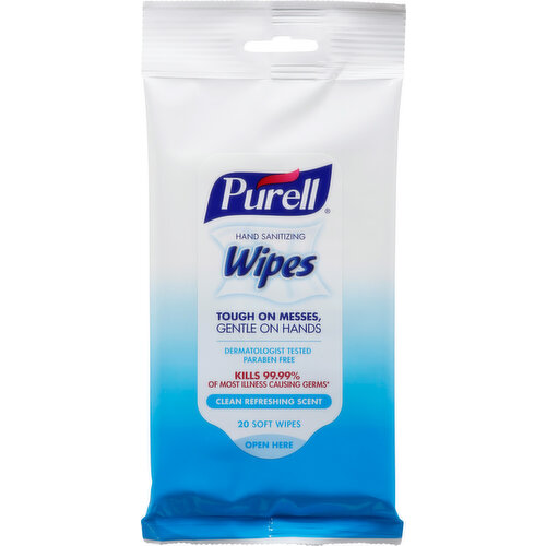 Purell Hand Sanitizing Wipes, Clean Refreshing Scent