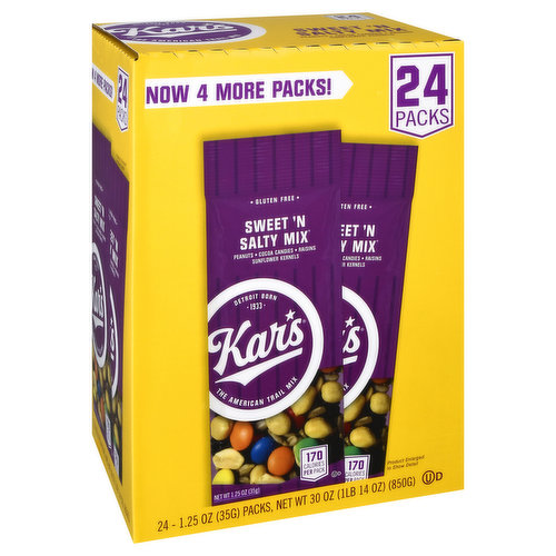 Kar's Sweet 'n Salty Mix, 24 Pack
