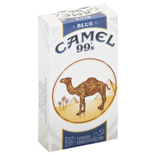 Camel Cigarettes, Blue, Turkish Domestic Blend, 99's