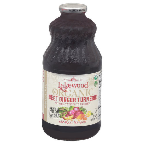 Lakewood Juice, Organic, Beet Ginger Turmeric