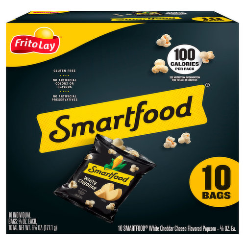 Smartfood Popcorn, White Cheddar Cheese Flavored