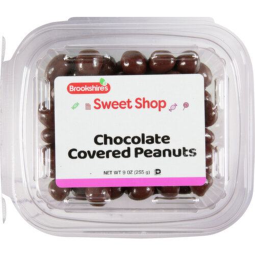 Brookshire's Peanuts, Chocolate Covered, Sweet Shop