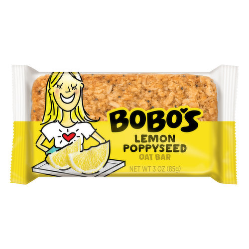 Bobo's Lemon Poppyseed Oat Bar