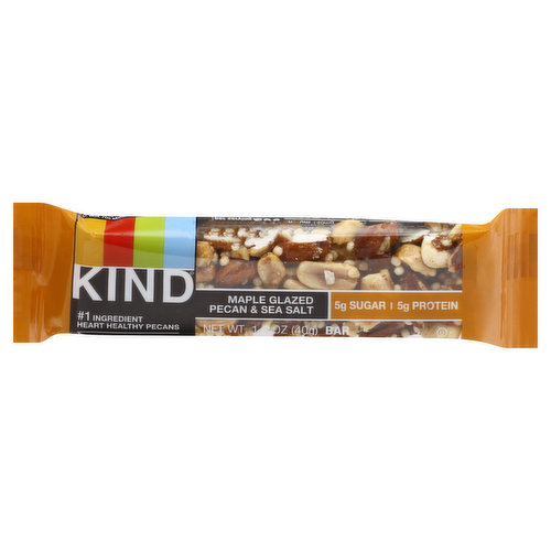 Kind Bar, Maple Glazed Pecan & Sea Salt