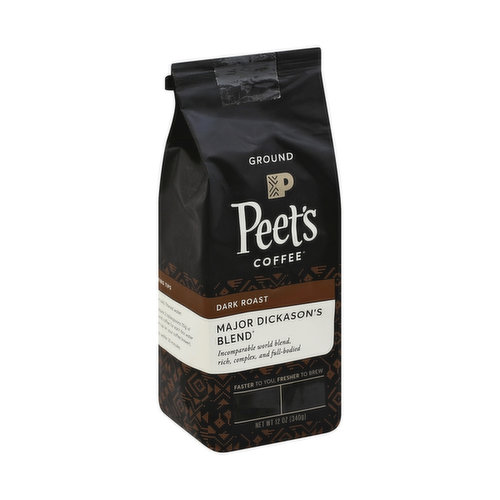 Peets Coffee Major Dickason's Blend Ground Dark Roast Coffee