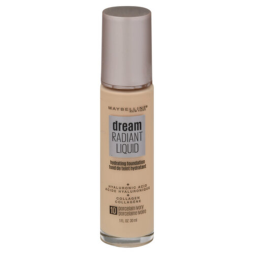 Maybelline Foundation, Hydrating, Porcelain Ivory 10