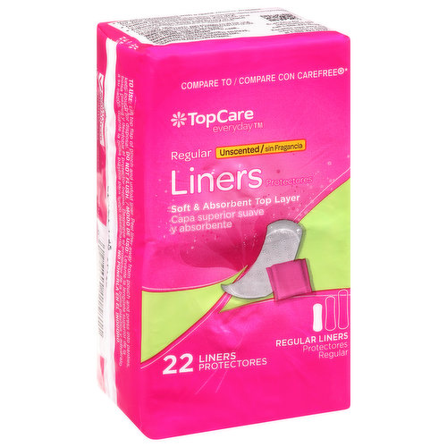 TopCare Liners, Regular, Unscented