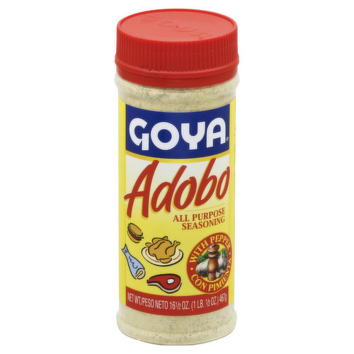 Goya Seasoning, All Purpose Adobo, with Pepper