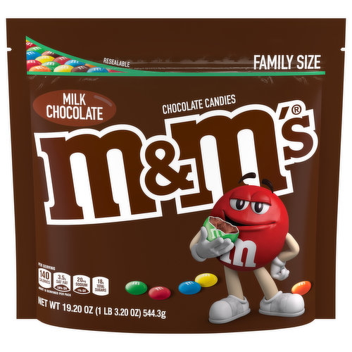 M&M's Holiday Peanut Chocolate Candy Bag, 19.2 Ounce