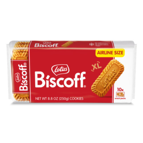 Biscoff Cookies, Airline Size, Snack Packs