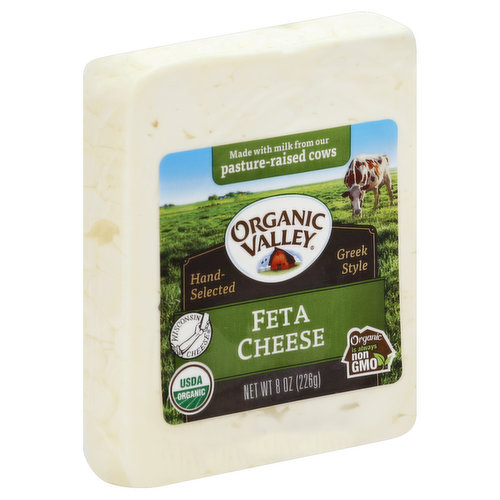 Organic Valley Cheese, Greek Style, Feta