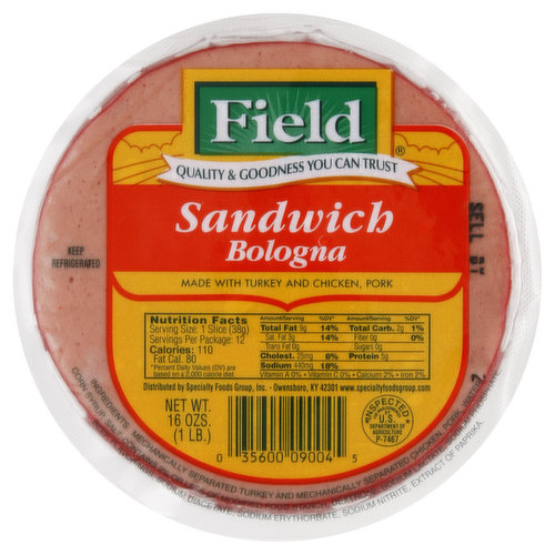 Field Bologna, Sandwich