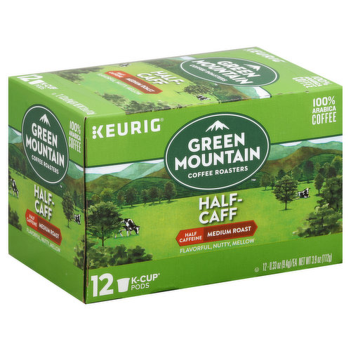 Green Mountain Coffee Roasters Brew Over Ice Vanilla Caramel, Single Serve  Keurig K-Cup Pods, Flavored Iced Coffee, 12 Count