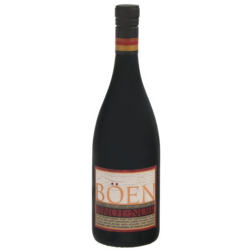 Boen Pinot Noir, Santa Barbara County/Sonoma County/Monterey County