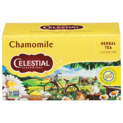 Celestial Seasonings Herbal Tea, Caffeine Free, Chamomile