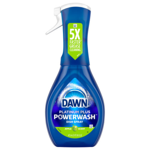 Dawn Dish Spray, Apple Scent, Platinum Powerwash