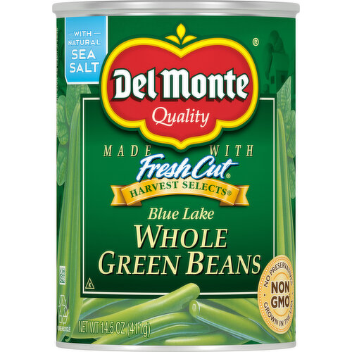 Del Monte Whole Green Beans, Blue Lake