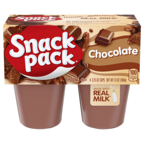 Snack Pack Pudding, Chocolate
