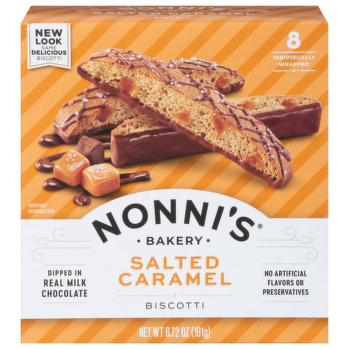 Nonni's Biscotti, Salted Caramel