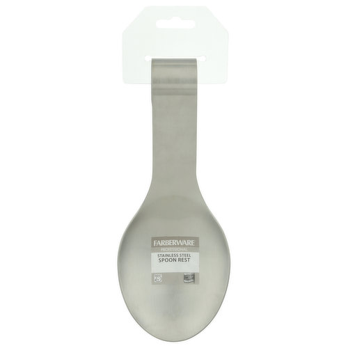 Farberware Spoon Rest, Stainless Steel