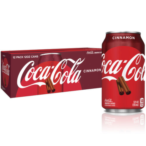 Coca-Cola Cinnamon, Cinnamon Flavored Coke Soda Pop Soft Drink, Fridge Pack