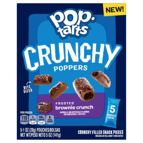 Pop-Tarts Poppers, Frosted Brownie Crunch, Crunchy