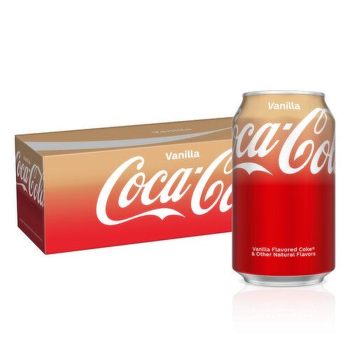Coca-Cola Vanilla Soda Soft Drink, 12 fl oz