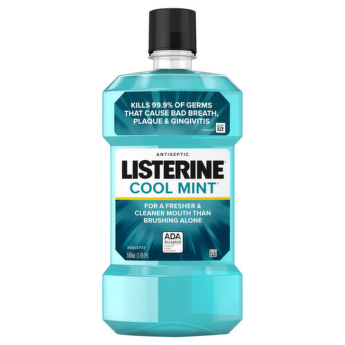 Listerine Mouthwash, Antiseptic, Cool Mint