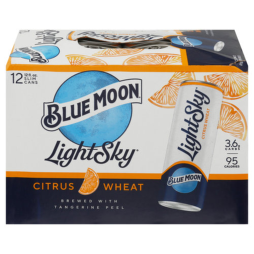 Celebrate responsibly. Corn syrup is used as part of the brewing process only. Blue Moon never uses high fructose corn syrup. Please do not litter. Please recycle.