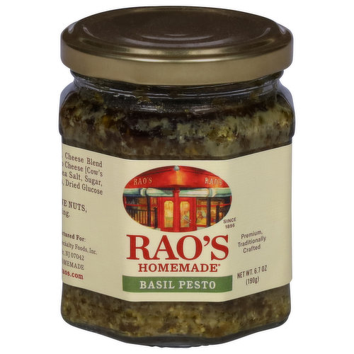 Rao's Homemade Pesto, Basil, Homemade